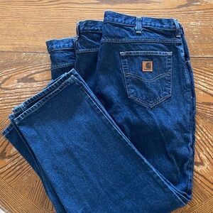 Carhartt Men’s Dark Blue Relaxed Jeans